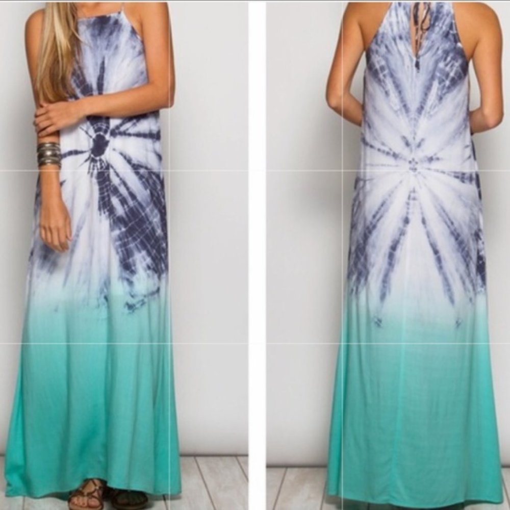 Tie Dye Maxi Dress She + Sky